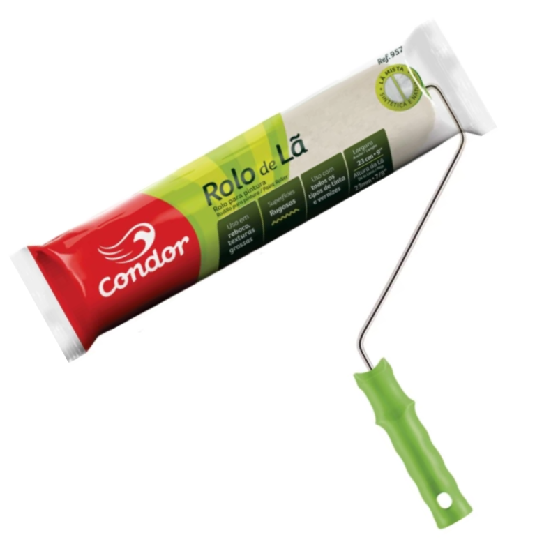 Rodillo Lana Mixta 23 cm (19 mm) - Cóndor 957